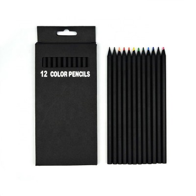 High Quality New 12 Colors Writing Painting Office Color Pencils Set Wood Coloured Art Drawing Wooden Pencil