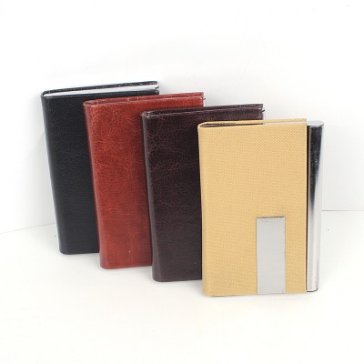 Wholesale Custom  Logo Leather Business Name Card Holder /id Card Holder