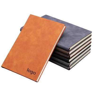 Fashion Simple Soft Cover Leather Notebook Fsc Custom Personalized Notepad Cheap A5 Notebook