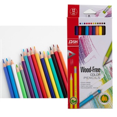 Promotion 12 Colors Water-Soluble Watercolor Pencils Safe Non-Toxic Colored Pencils