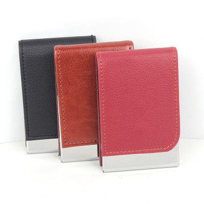 Factory thin stainless steel credit card holder and name card holder